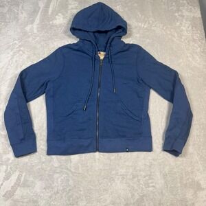 NWOT American Giant Womens Classic Full Zip Hoodie XS Blue Heavyweight